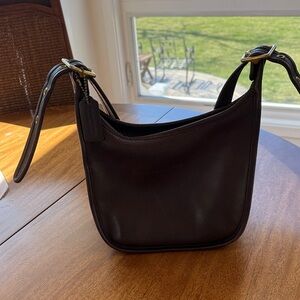 Vintage Coach Leather Shoulder Bag - Merlot